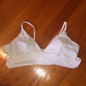 White bikini top
